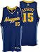 Carmelo Anthony Denver Nuggets Navy Authentic Adidas NBA Jersey