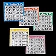 Bingo Paper Cards - 1 card - 5 sheets - 100 packs of 5 sheets - 500 cards