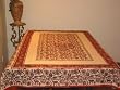 Tablecloths Red Apricot Printed Rectangular Cotton Table Decor Cover India