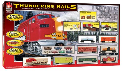 Life-Like Trains  HO Scale Thundering Rails Electric Train Set