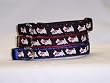 Designer Westie Dog Leash - Traditional Westie Blue Leash - Six Feet Long - Made in USA