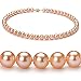 Pink 7-8mm AA Freshwater Pearl Necklace 16 inch Choker Length