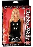 Rubba Wear Latex Mini Dress, Black, One Size Rubba Wear Latex Mini Dress, Black, One Size