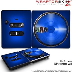 DJ Hero Skin Colorburst Blue fits Nintendo Wii DJ Heros (DJ HERO NOT INCLUDED)