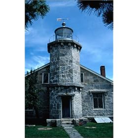 toile The Old Stonington Lighthouse was constructed in 1840; it's one of the oldest existing ligh...