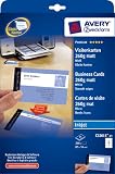 Inkjet Visitenkarten 220G Zwec32015-25 Quick-Clean