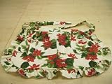 WAIST APRON CHRISTMAS POINSETTA
