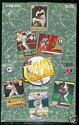 1992 Fleer Ultra One Baseball Card Unopened Hobby Box