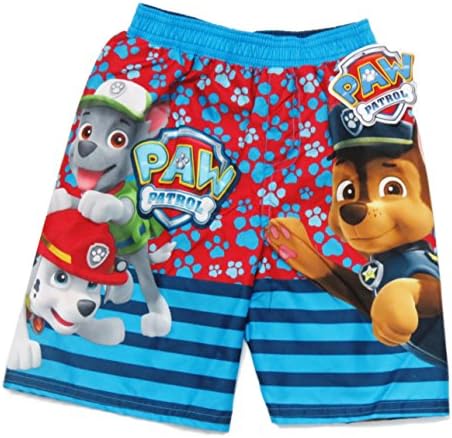 Toddler Boy Paw Patrol, Marshall, Rocky, Chase Swim Trunks Size 5T