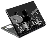 Drum Player Decorative Protector Skin Decal Sticker for 17 Laptop Computer