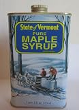 Ferguson Farms 100% Pure Vermont Maple Syrup, Grade A Medium, Vermont Tin 1 Pint 2 fl. oz. (18oz)