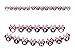 Efivs Arts Cartoon Minnie Bow Happy Birthday Party Supplies Decoration Banner(Round)
