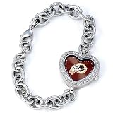 NFL Women's FH-WAS Heart Collection Washington Redskins Watch