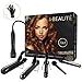 Le Beaute 5-in-1 Curling Iron and Wand Set - 5 Interchangeable Tourmaline Ceramic Barrels and Heat Protectant Glove Included: 2 Clipped, 3 Clipless 1/2 Inch To 1 1/2 Inch