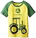 John Deere Little Boys' Tractor Graphic Raglan Tee