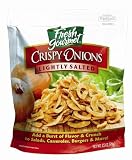 Fresh gourmet Crispy Onions, Lightly Salted, 3.5-Ounce (Pack of 6)