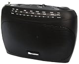 Produkt-Bild: Roadstar TRA-2295/BK Retroradio mit Digitaluhr und Alarmfunktion 10 Watt schwarz