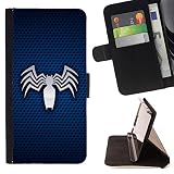 BOOK CASE - FOR Samsung Galaxy S6 active/G870A/G890A (Not Fit S6) - Crazy electrocuted bat - Folio PU Wallert Leather Case