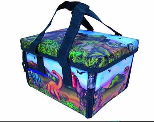 Colorful, Portable Dinosaur Mini Playset