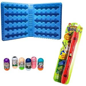 Mighty Beanz Collector Case With Mighty Beanz 6 Pack Series 2 And Teeter-Totter Flip Track... by 