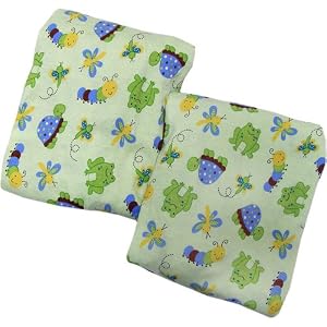 Naturally Baby Wiggles Crib Sheet 2-pack
