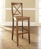 Crosley Furniture Bar Height X-Back Bar Stool in Classic Cherry Finish