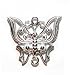 2 pcs .925 Sterling Silver Butterfly Chandelier Link Pendant / Earrings Connector / Findings / Bright