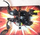 Bakugan New Vestroia RARE/VHTF BakuSteel{NEW IN UNOPENED PACKAGE} Black/Silver Frost Viper Helios{PYRUS} 650G
