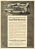1911 Ad General Electric Cooking Hot Plate Disk Stove - Original Print Ad