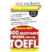 400 Must Have Words for the TOEFL