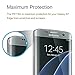 Galaxy S7 Edge Screen Protector [3D Full Coverage], PLESON® [2-Pack] [Updated Version] Edge to Edge Screen Protector for Samsung Galaxy S7 Edge, Extremely Clarity, Invisible Shield