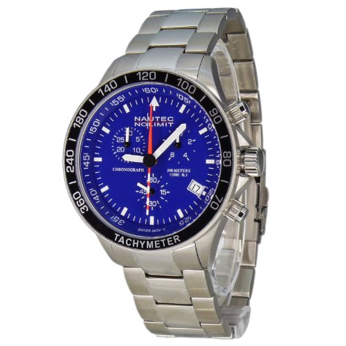 Nautec No Limit Herren-Armbanuhr Mistral 2 MS2 QZ/STSTSTBL