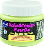 Home Design 74347 - Schablonierfarbe Nachtleuchtfarbe Gelb 150 ml