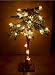 18 Inch Table Top Lighted Christmas Palm Tree 35 Lights