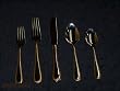 Gorham Golden Ribbon Edge 5 Piece Place Setting