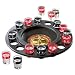Shot Glass Roulette - Drinking Game Set (2 Balls and 16 Glasses)
