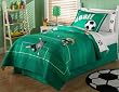 Soccer Twin Size Quilt with Sham