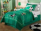 Soccer Full / Queen Quilt with 2 Shams