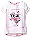 Dream Star Girls Screen Front Print Back Chiffon Scarf Top