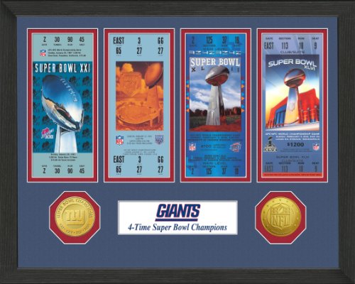 NFL  New York Giants Super Bowl XLVI Championship Ticket Collection