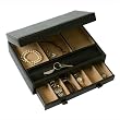 Brown Faux Leather Dresser Valet