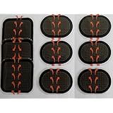 Replacement Gel Pads for All the Ab Flex Belt Abs Abdominal System 3 Sets of 9 Gelpads