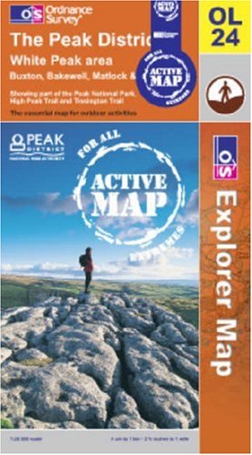 City Travel Guides Discounted  Books : The Peak District - White Peak Area (OS Explorer Map Active) (OS Explorer Map Active)
