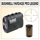 Bushnell Yardage Pro Legend Waterproof Rangefinder (Refurbished) + CR-2 Battery