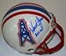 Warren Moon Autographed Houston Oilers Riddell Mini Helmet with HOF 06 Inscription