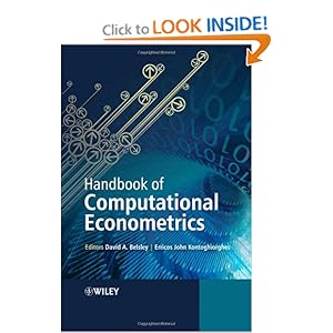 Handbook of computational econometrics David A. Belsley, Erricos Kontoghiorghes