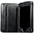 CAPDASE iPod touch 第4世代 専用 よこ開き Bi-fold ブックタイプ 本革製ケース ブラック WCIPT4-5001