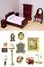 Bedroom Furniture and Accessory Set 1:12 Scale by Melissa and Doug