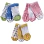 3-Pack Animal Faces Baby Socks