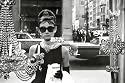 Audrey Hepburn Movie (Breakfast at Tiffany's, Looking Through Window) Poster Print - 24" X 36"